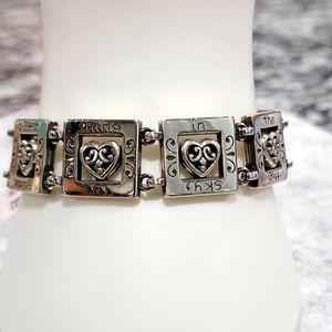 RETIRED NWT BRIGHTON GO RED DRESS HEART AWARENESS BRACELET